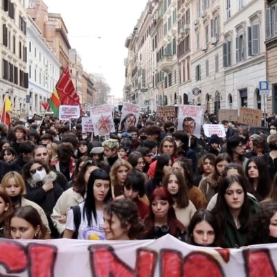 FOTO corteo studenti 18 febbraio-2